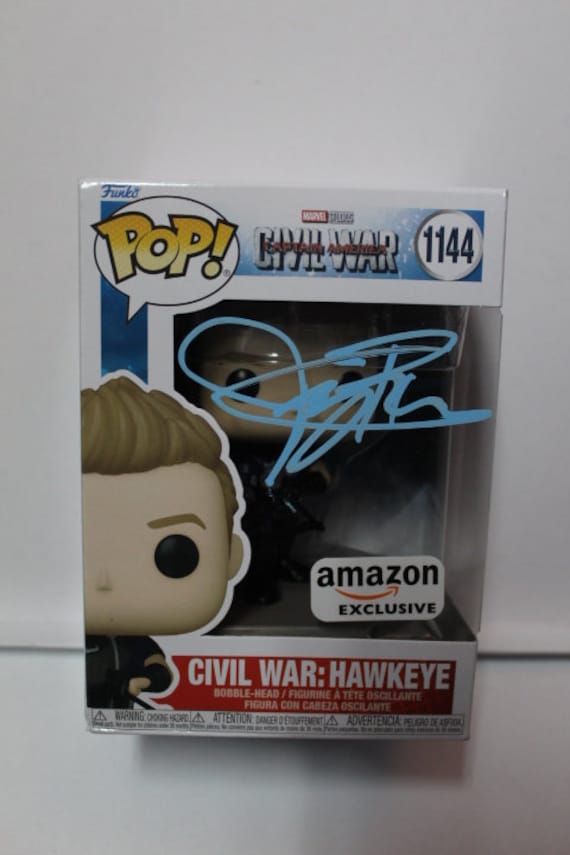 Funko POP ホークアイ ジェレミー・レナー 直筆サイン アベンジャーズ