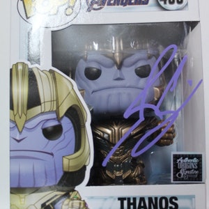 Signed Funko Pop #453 - AVENGERS - Thanos - Josh Brolin  + COA