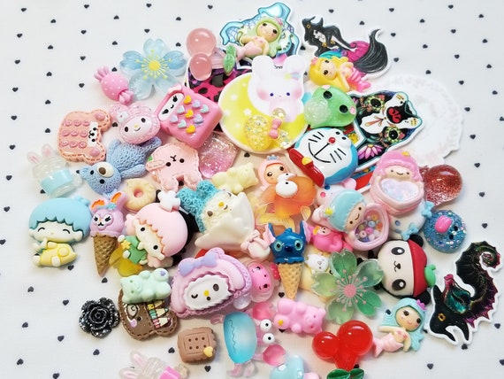 Slime Charms Food Cute Set - Mixed Lot Assorted Food Resin Flatback Cute Sets for DIY Crafts Making,Decorations,Scrapbooking,Embellishments,Hair