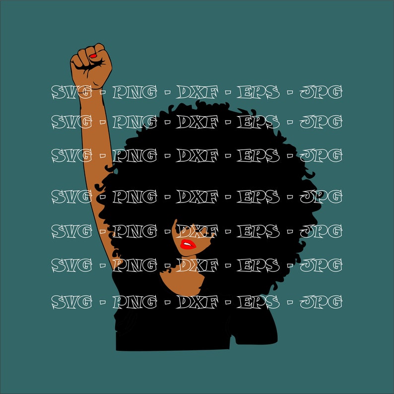 Download Afro woman svg Juneteenth svg Afro svg Afro girl svg | Etsy