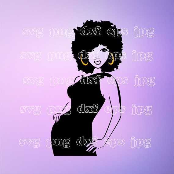 Download Afro girl svg Strong woman svg Black woman svg Afro woman ...