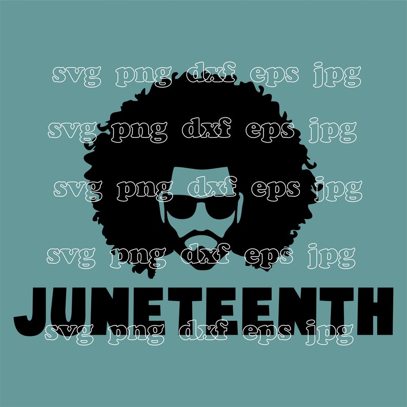 Download Juneteenth svg Afro man Afro woman svg Black king svg Afro | Etsy