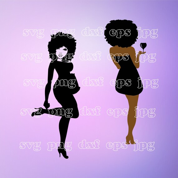 Download Free Afro Woman Svg African American Woman Svg Afro Svg Afro Etsy SVG Cut Files