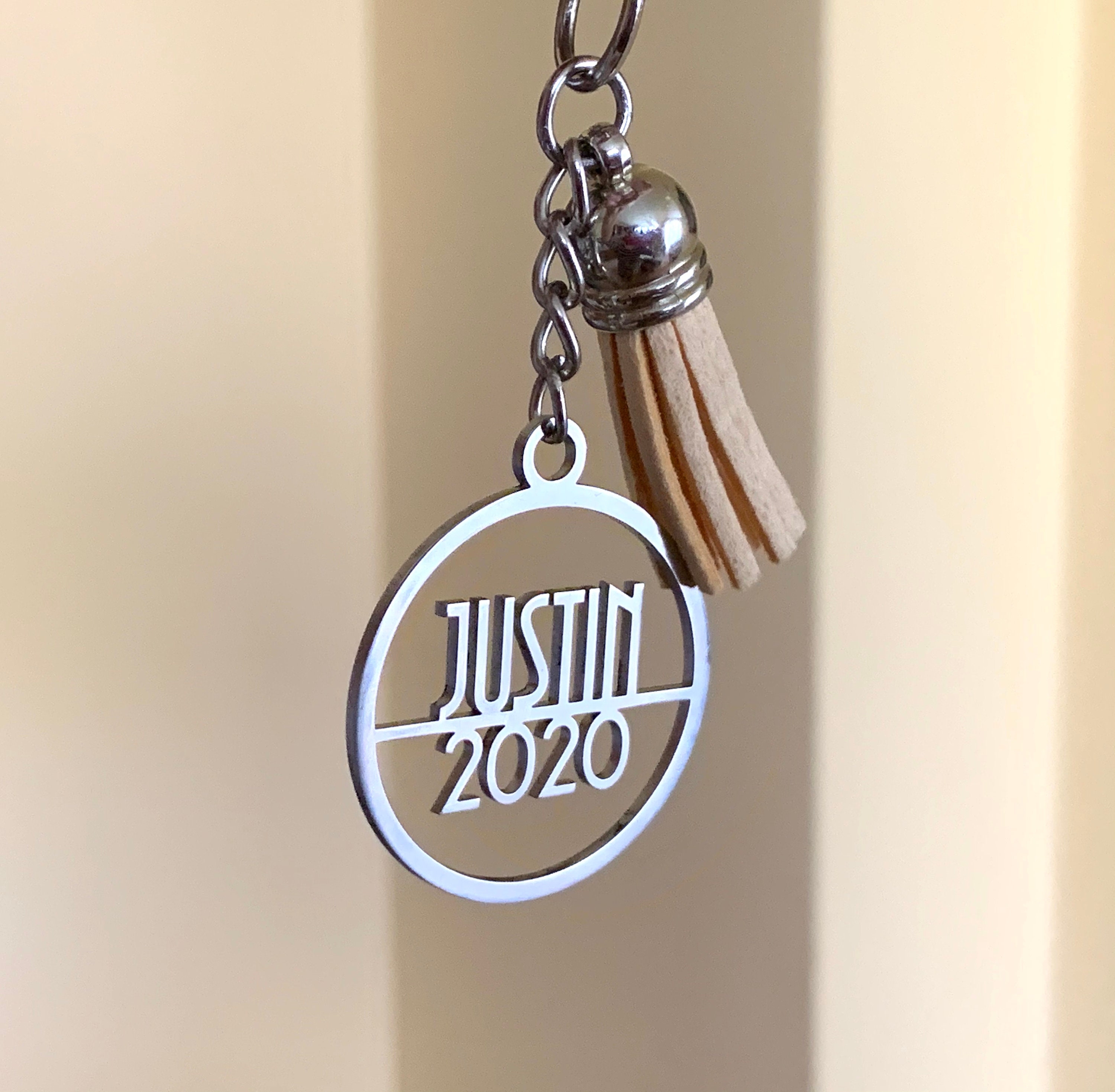 2022 Personalized Name Keychain Custom Year 2023 Handmade | Etsy India