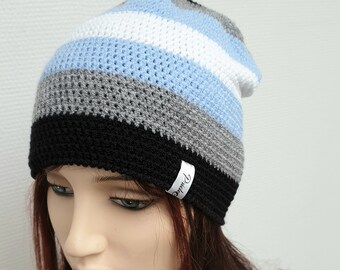 Demiboy Pride Hat  LGBTQ  Pride Flag  LGBT Gay Pride Slouchy Beanie Gay Pride Hat  LGBTQIA+