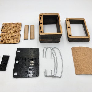 DIY Kit to build your own 1/2 scale or 3/4 scale gold plates, wood laser cut, lds gift, handcrafted metal rings