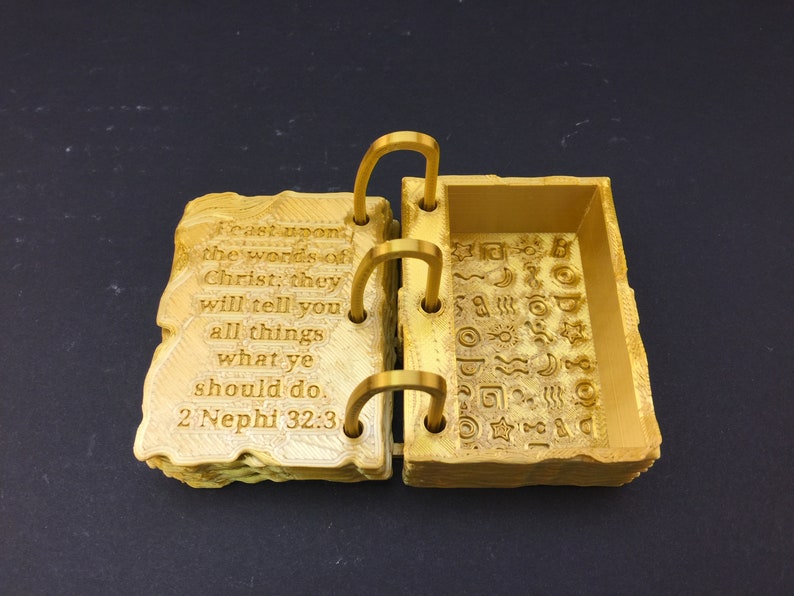 Planchas de oro planchas de oro Libro de Mormón Primera Etsy