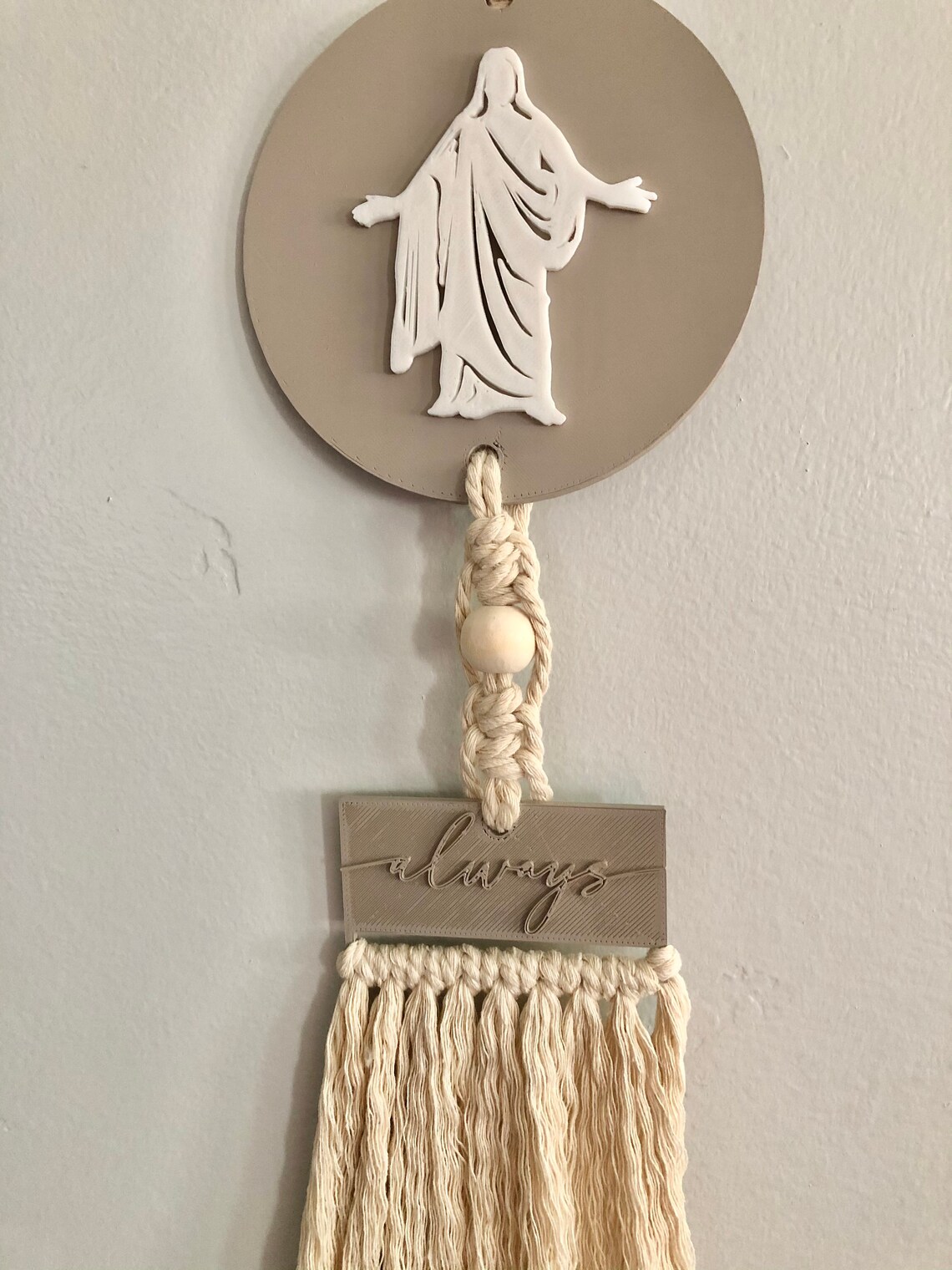 LDS Christian wall hanging LDS decor LDS Christus wall Etsy