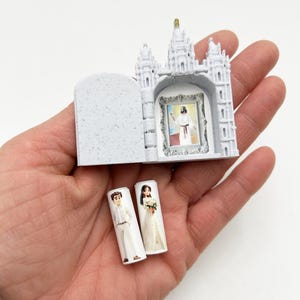 Temple Marriage Little Learners Playset. These are great for FHE, primary lessons temple teaching aid salt lake city temple sealing