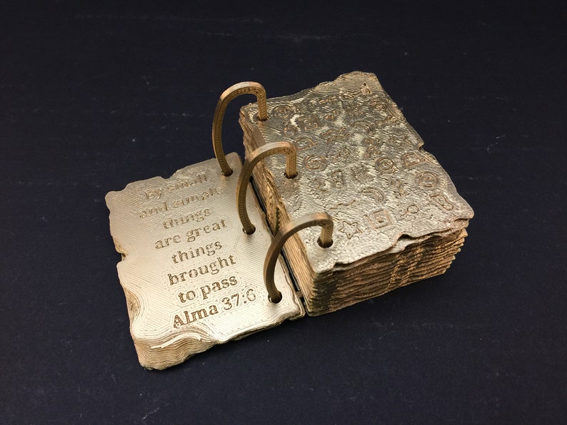 Planchas de oro planchas de oro Libro de Mormón Primera Etsy