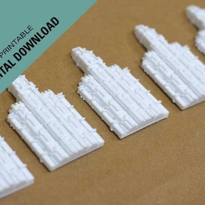 Manti, Utah temple magnet Downloadable 3D print STL files to print your own, lds temple marriage, lds gift, lds wedding favor
