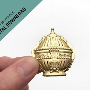 Liahona magnet, Downloadable 3D print STL files to print your own lds gift, lds seminary gift, lds missionary gift, lds baptism gift,