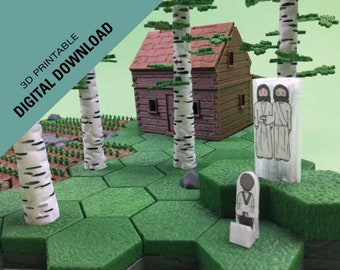 Downloadable 3D print STL files to print your own First Vision playset