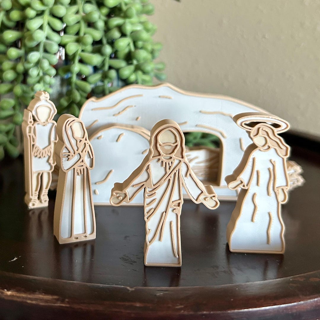 7 Piece Resurrection Teaching Aid – 3D Printed Christian Easter Kids ...