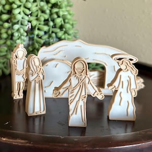 7-teiliges Auferstehungslehrmittel - 3D gedrucktes christliches Ostergeschenk für Kinder auf Glaubensbasis & Bibelgeschichte, 2,5 "große Menschen