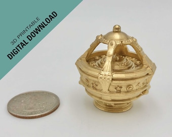 Mini Liahona Downloadable 3D print STL files, baptism gift, lds class handout, lds gift, seminary gift, mothers day gift