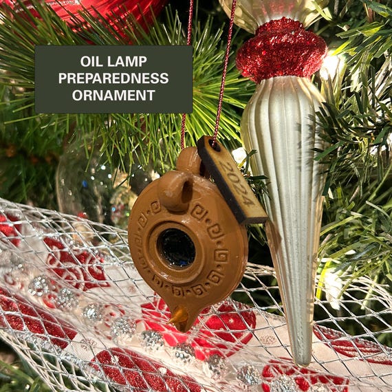 Adorno de lámpara de aceite, regalo de preparación, adorno