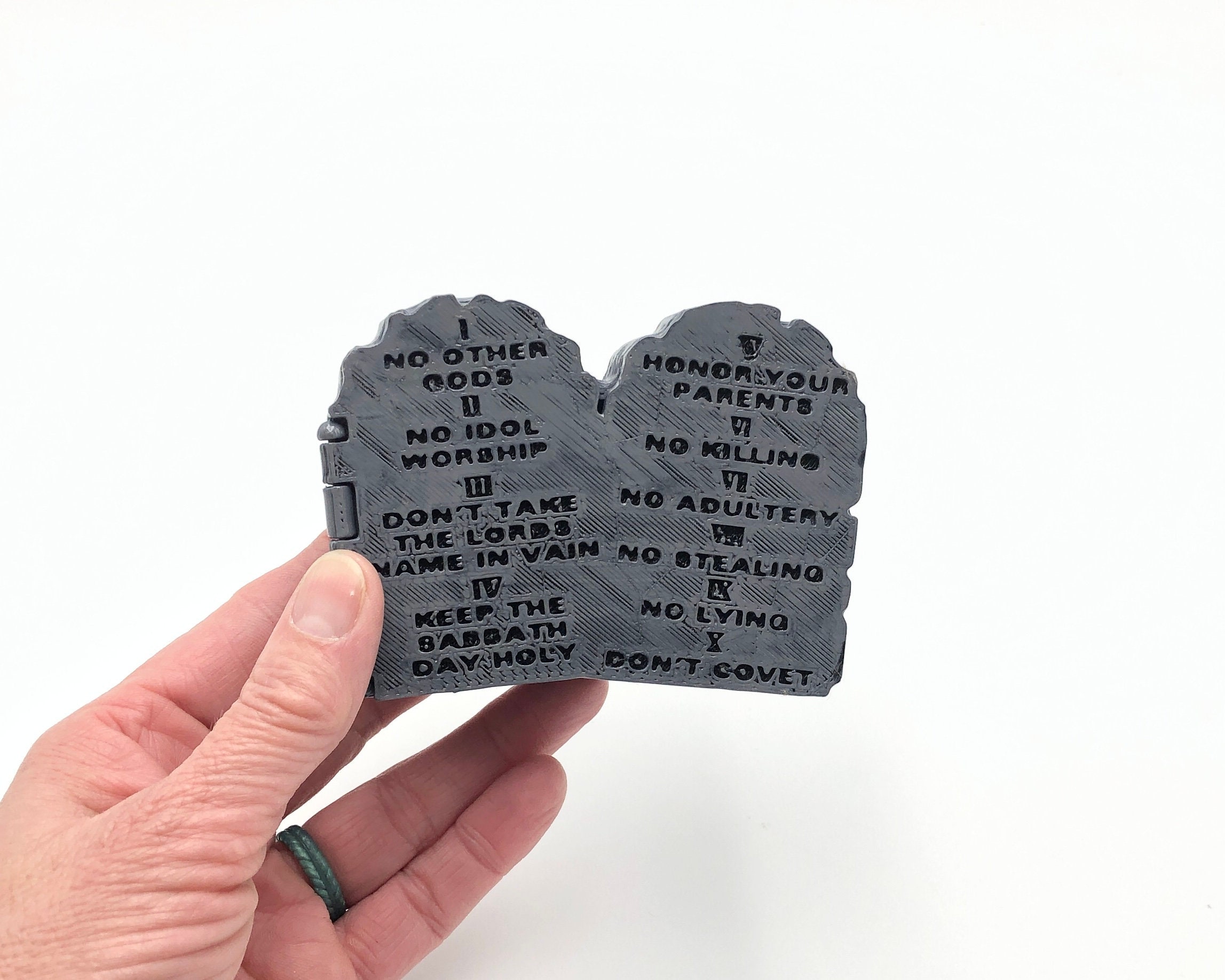 Ten Commandments Shadow Box Ten Commandments Box, 3D Print Downloadable STL Files to Print Your Own ...