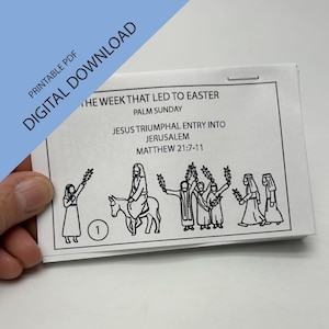 Easter Holy Week Pop-Up Book Paper Booklet (PDF Download)