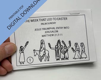 Oster Karwoche Pop-Up Buch Papier Heft (PDF Download)