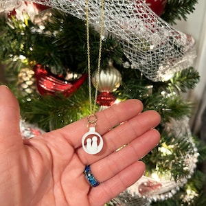Nativity necklace Christian gift Christmas gift mothers gift Grandmothers necklace gift nativity scene nativity pendant Nativity charm