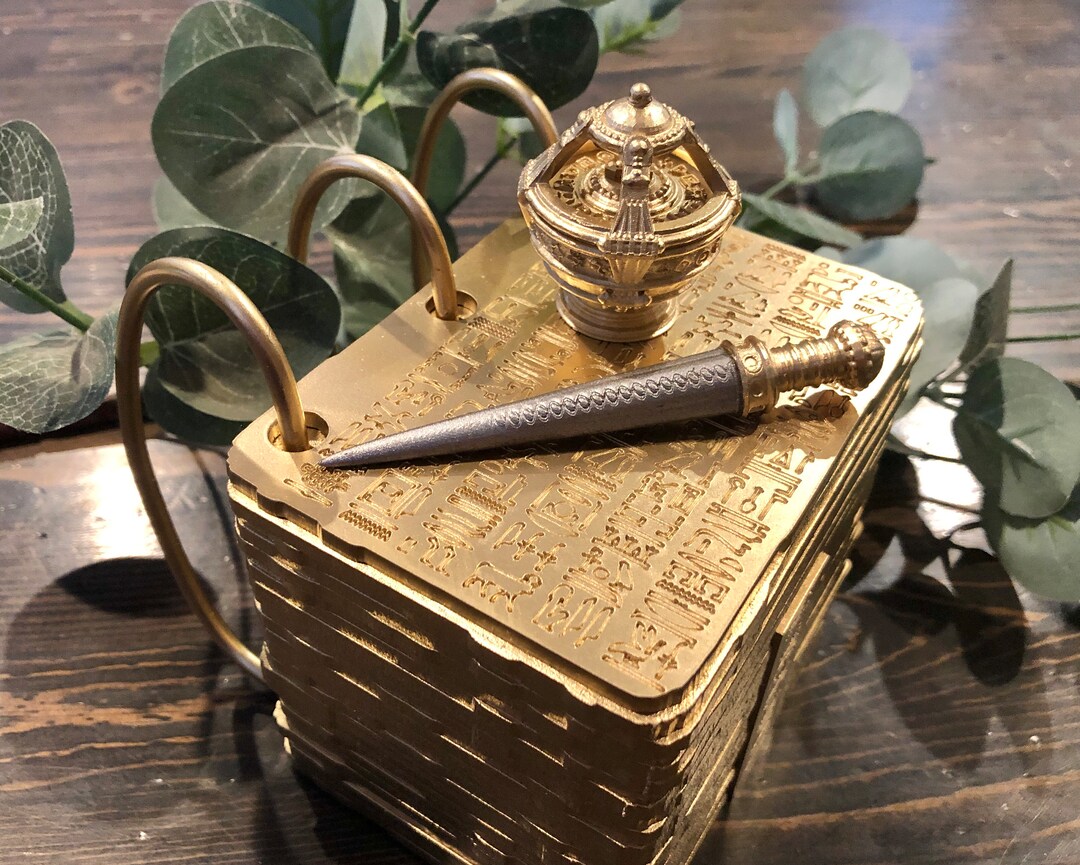 1/2 Scale Gold Plates Gift Package, Includes 4 Items, Half Scale Gold ...