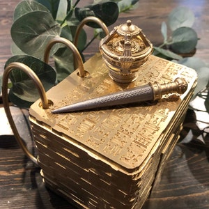 1/2 Scale Gold Plates Gift Package, Includes 4 Items, Half Scale Gold ...