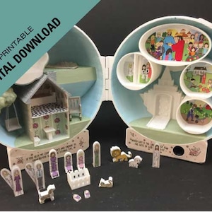 Plan of salvation playset Downloadable 3D print STL files to print your own, plan of happiness, lds gift, lds teahing aid
