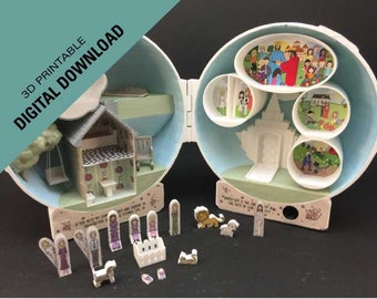 Plan of salvation playset Downloadable 3D print STL files to print your own, plan of happiness, lds gift, lds teahing aid