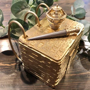 1/2 Scale Gold Plates Gift Package, Includes 4 Items, Half Scale Gold ...