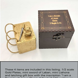 1/2 Scale Gold Plates Gift Package, Includes 4 Items, Half Scale Gold ...