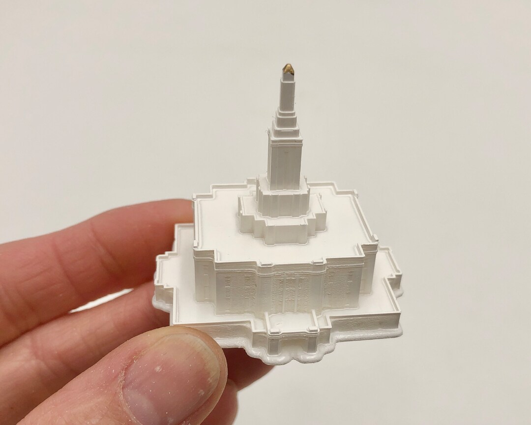 Miniature Pocatello Idaho Temple Replica Building Lds Temple Etsy