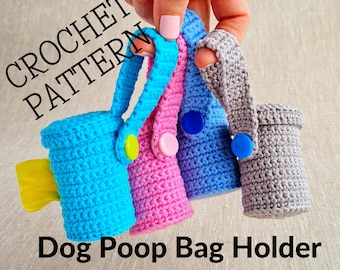 Crochet Poop Bags Dispenser Crochet Diy Poop Bag Dispenser