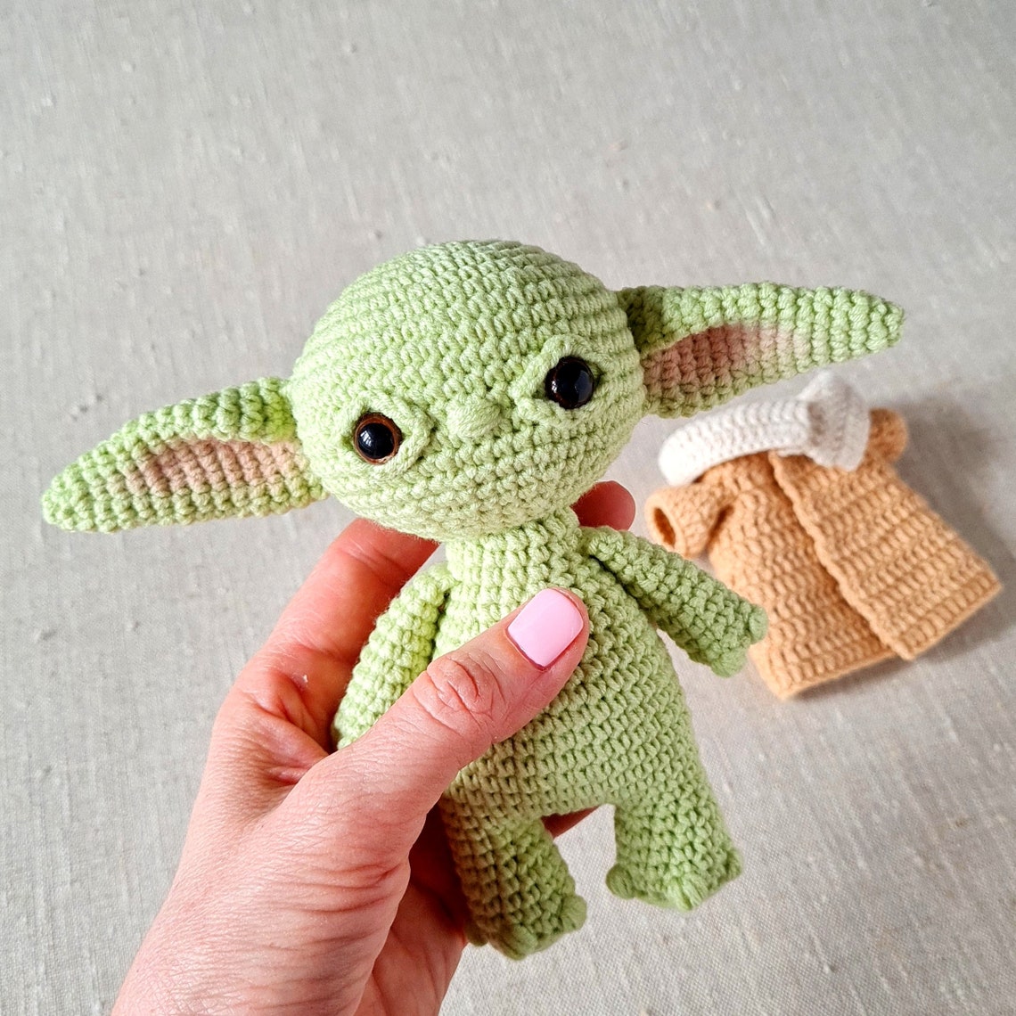 Baby Yoda Crochet Pattern Baby Alien Grogu the Child Etsy