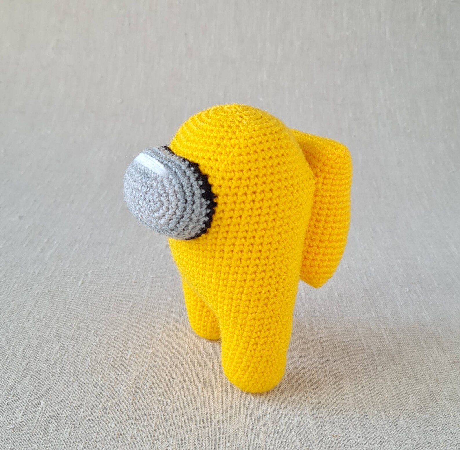 Among us plush Yellow among us plush Crewmate plush Among Etsy