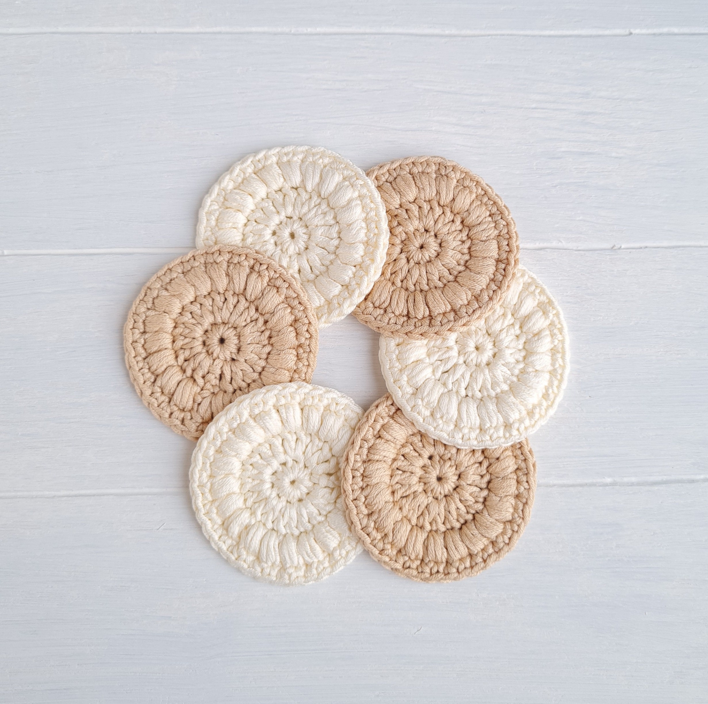 Crochet Face Scrubbies Pattern PDF Reusable Cotton Rounds | Etsy UK