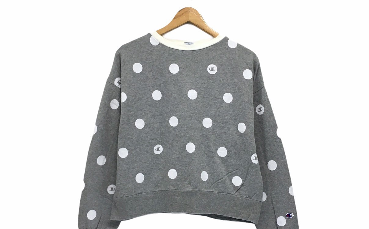 Champion Crewneck Polkadot Sweatshirt 