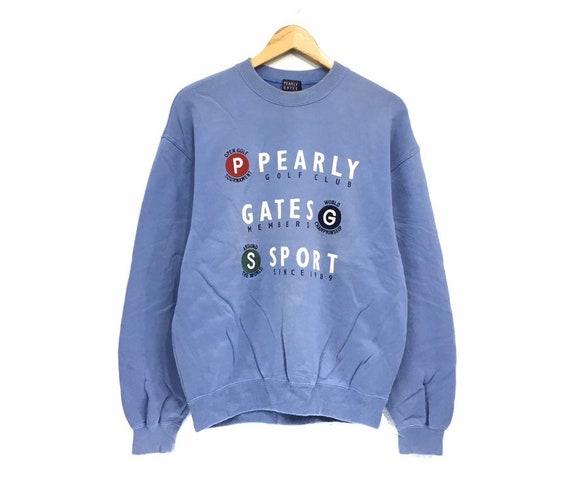 Pearly Gates Crewneck Sweatshirt Big Logo Spell Out Pullover / - Etsy