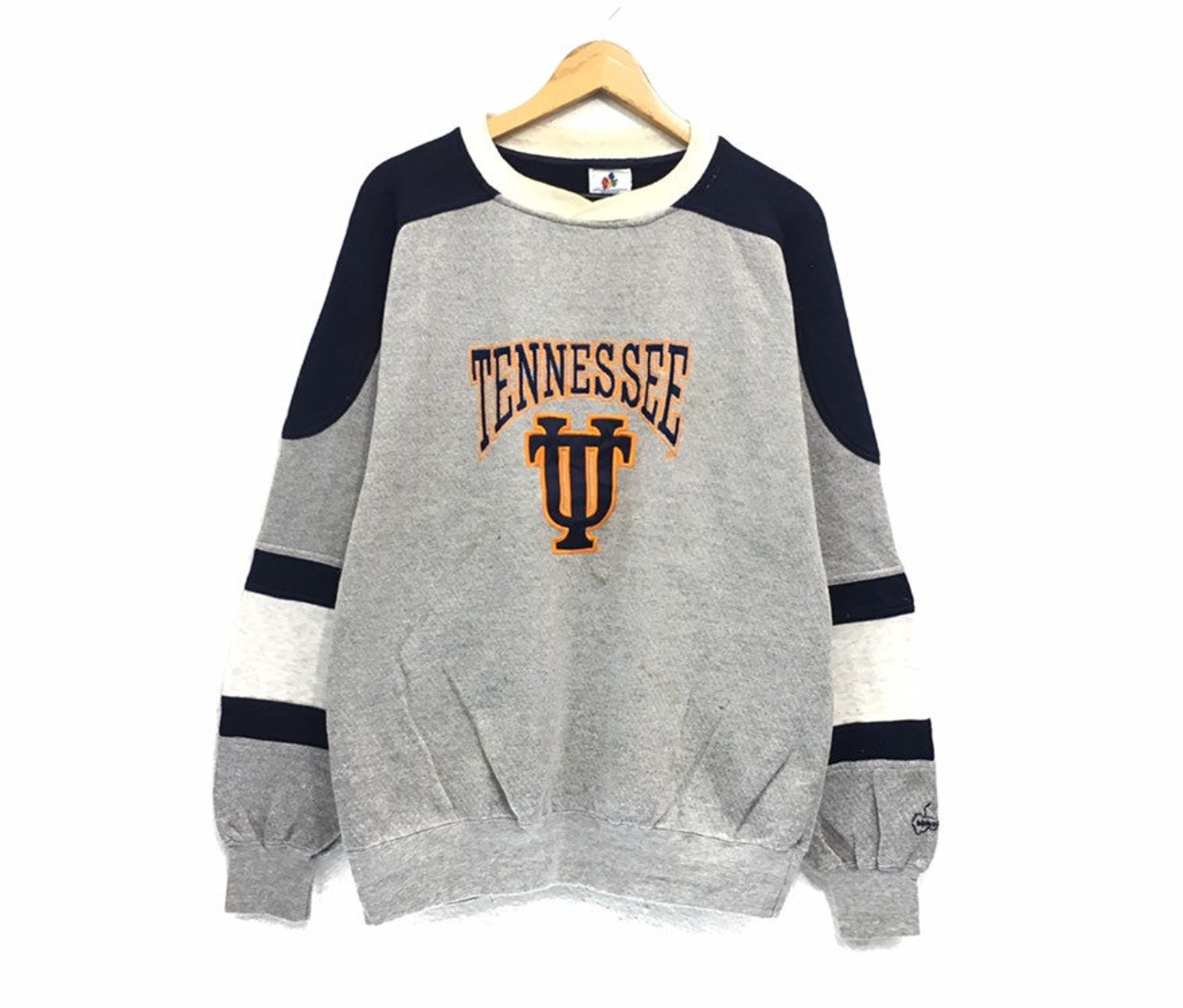 Vintage University of Tennessee Crewneck Sweatshirt Embroidery Etsy