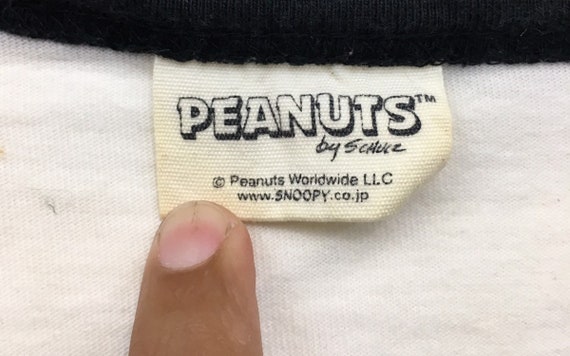 Peanuts University Crewneck Long Sleeve Big Logo Spell Out Pullover  Fashion Style  Streetwear  Medium Size  Cartoon Fashion  Peanuts