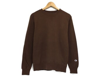 champion sweater brown