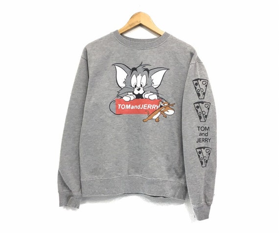 Tom \u0026 Jerry Crewneck Sweatshirt Big 