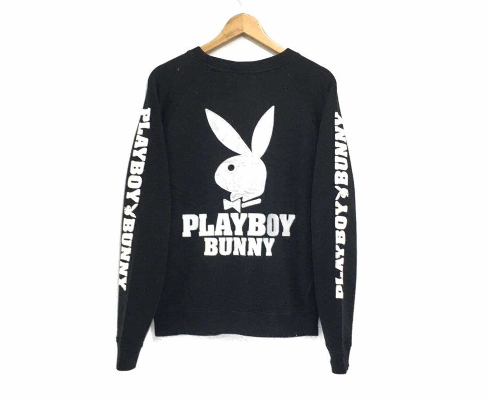 Playboy Bunny Crewneck Sweatshirt Embroidery Bunny Big Logo | Etsy