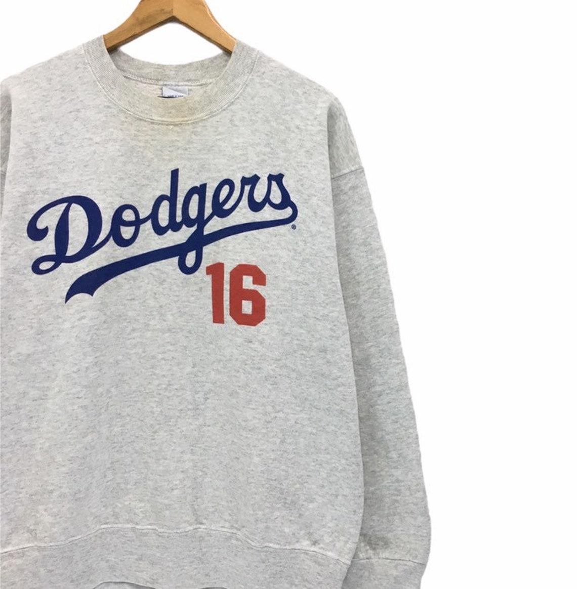 Vintage 90s LA Dodgers Crewneck Sweatshirt Big Logo Hideo Nomo Etsy