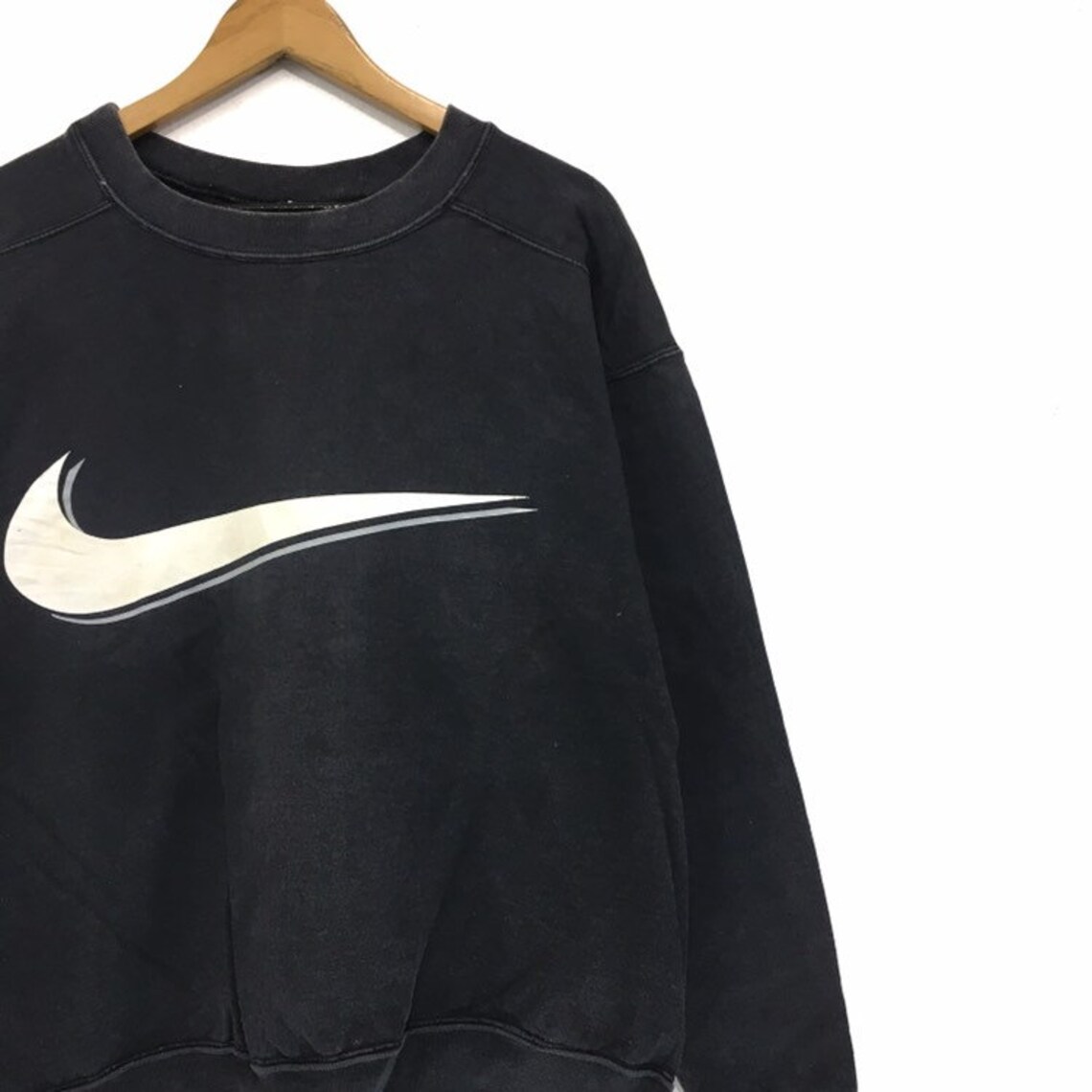 Vintage 90er Nike Double Swoosh Crewneck Sweatshirt Big Logo | Etsy