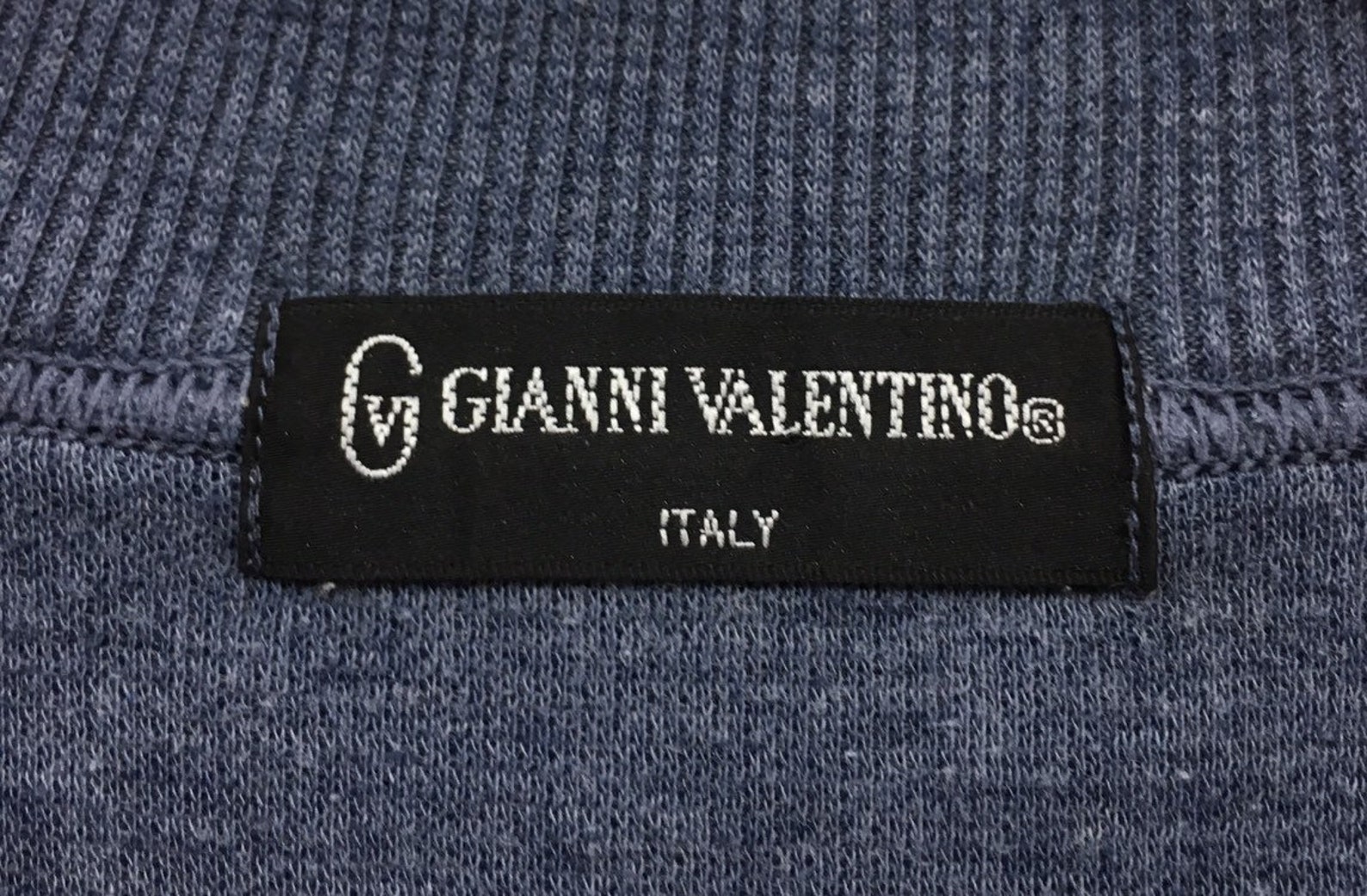 Gianni Valentino Crewneck Long Sleeve Sweatshirt Small Logo | Etsy