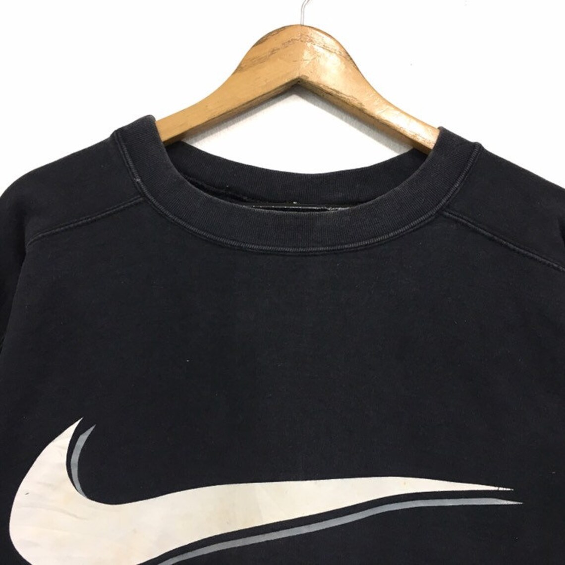 Vintage 90er Nike Double Swoosh Crewneck Sweatshirt Big Logo | Etsy