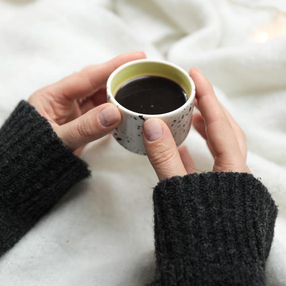 Handmade Porcelain Espresso Cup Set, Ceramic Coffee Mug (110 Ml) - Etsy