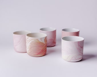 Porcelain cappuccino cup. Pink marble 300 ml mug, tea cup, espresso,Coffee cup, mug handmade,home decor,ceramics handmade