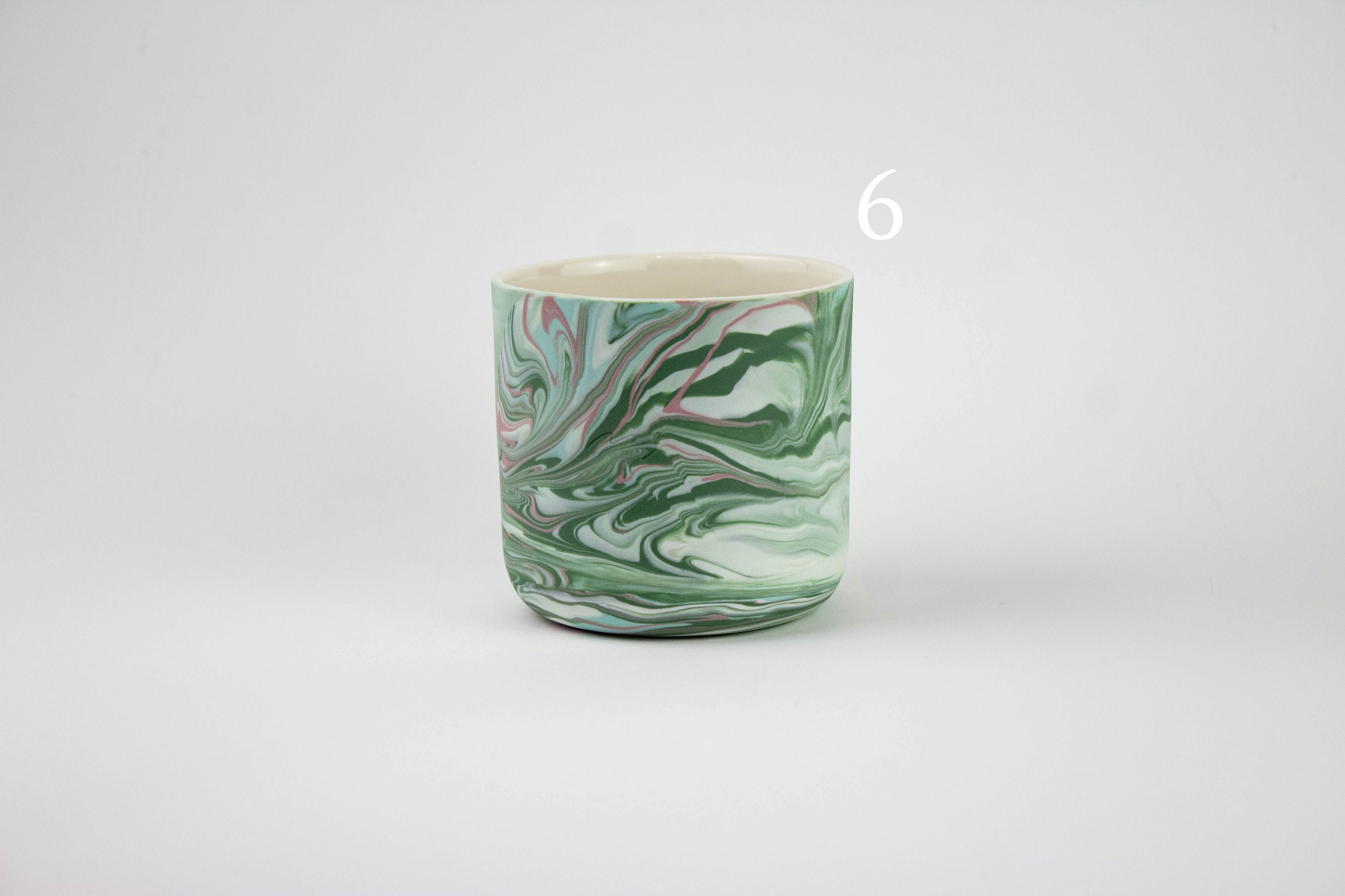 Marbled Ceramic Espresso Mug Set of 3 by World Market